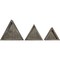Ekena Millwork Triangle, Closed Back, Vintage Farmhouse Shadow Box Shelves, Barnwood Decor Collection, PK3 DECR15SBTRCBPG - alternate 2